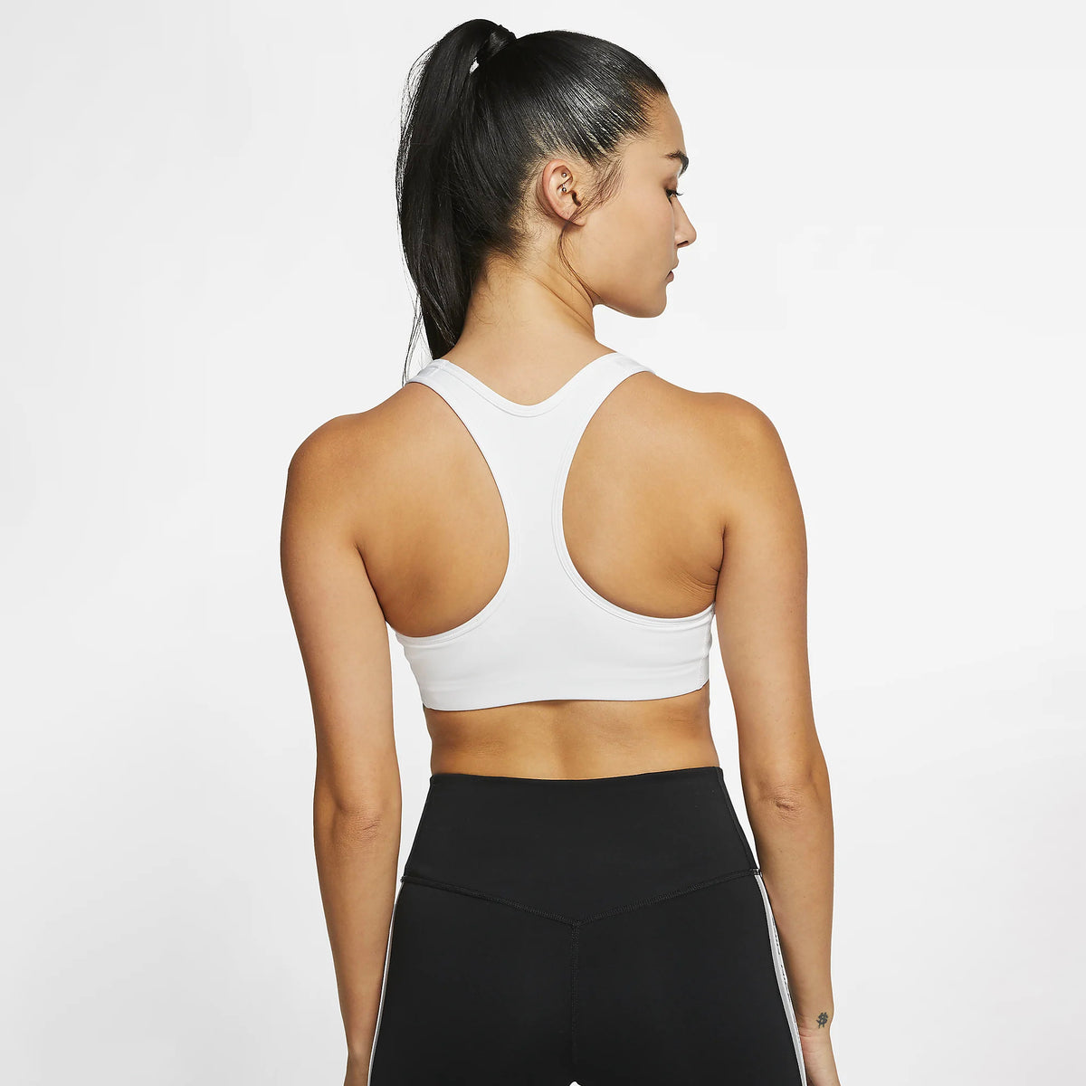 Nike Dri-FIT Swoosh Sports Bra - BV3630-100-NIKE by Nike | Available at Niky's Sports