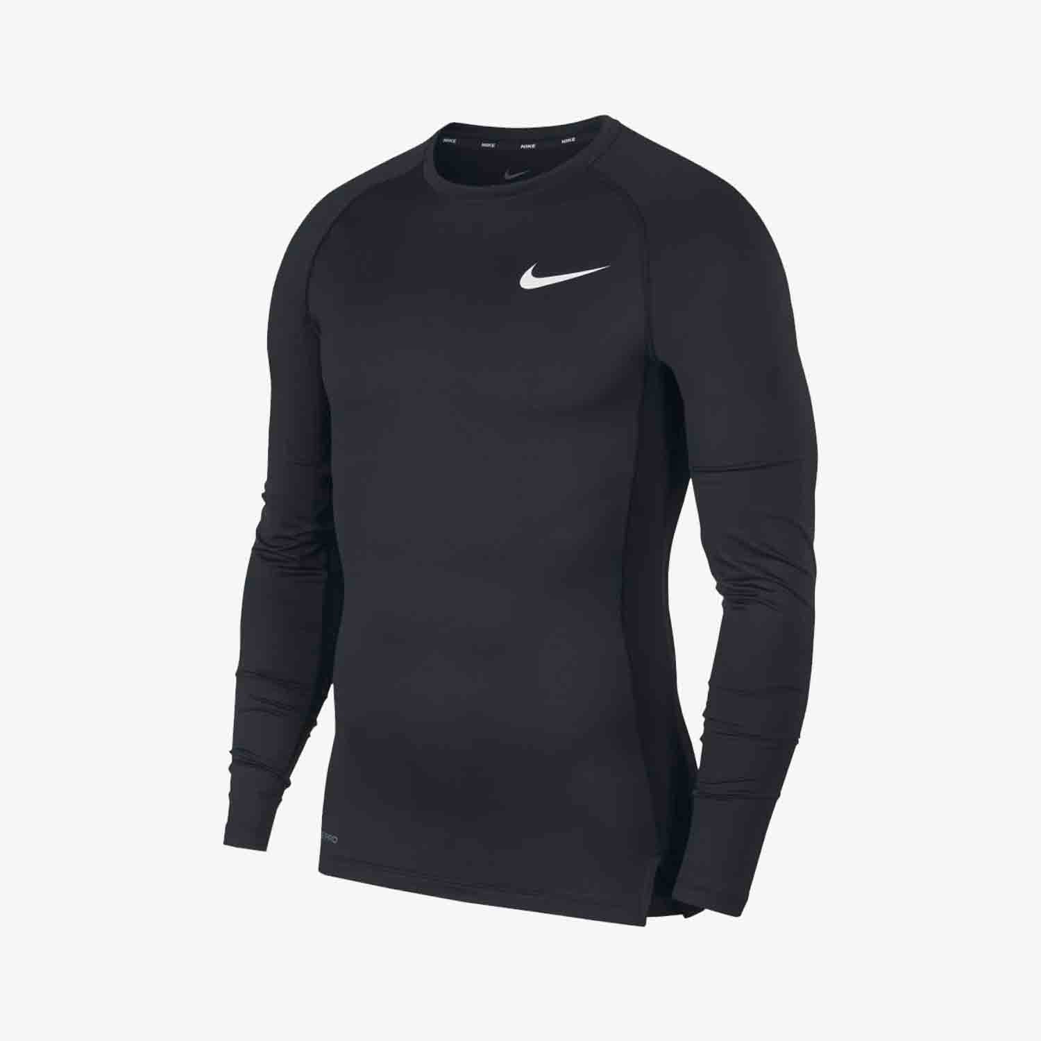 Men's Pro Long-Sleeve Compression Top - BV5588-010-NIKE by Nike | Available at Niky's Sports