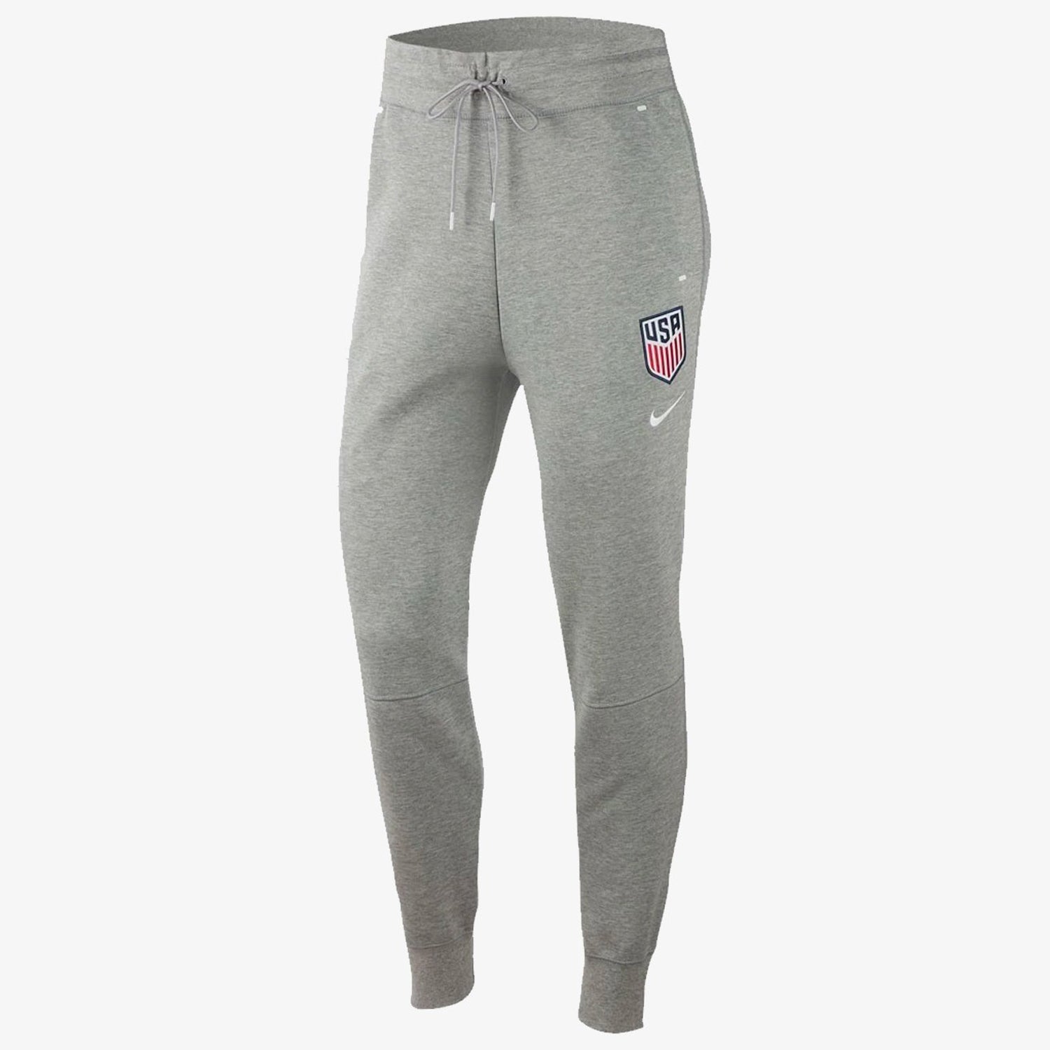 Women's USA NSW Tech Fleece Pant - Dark Grey Heather/Matte Silver - BV6665-063-NIKE by Nike | Available at Niky's Sports