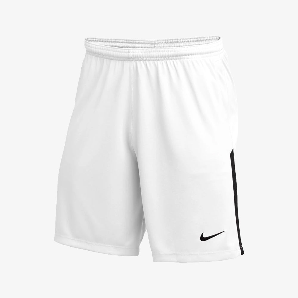 League Knit II Short - White/Black - BV6854-100-NIKE by Nike | Available at Niky's Sports