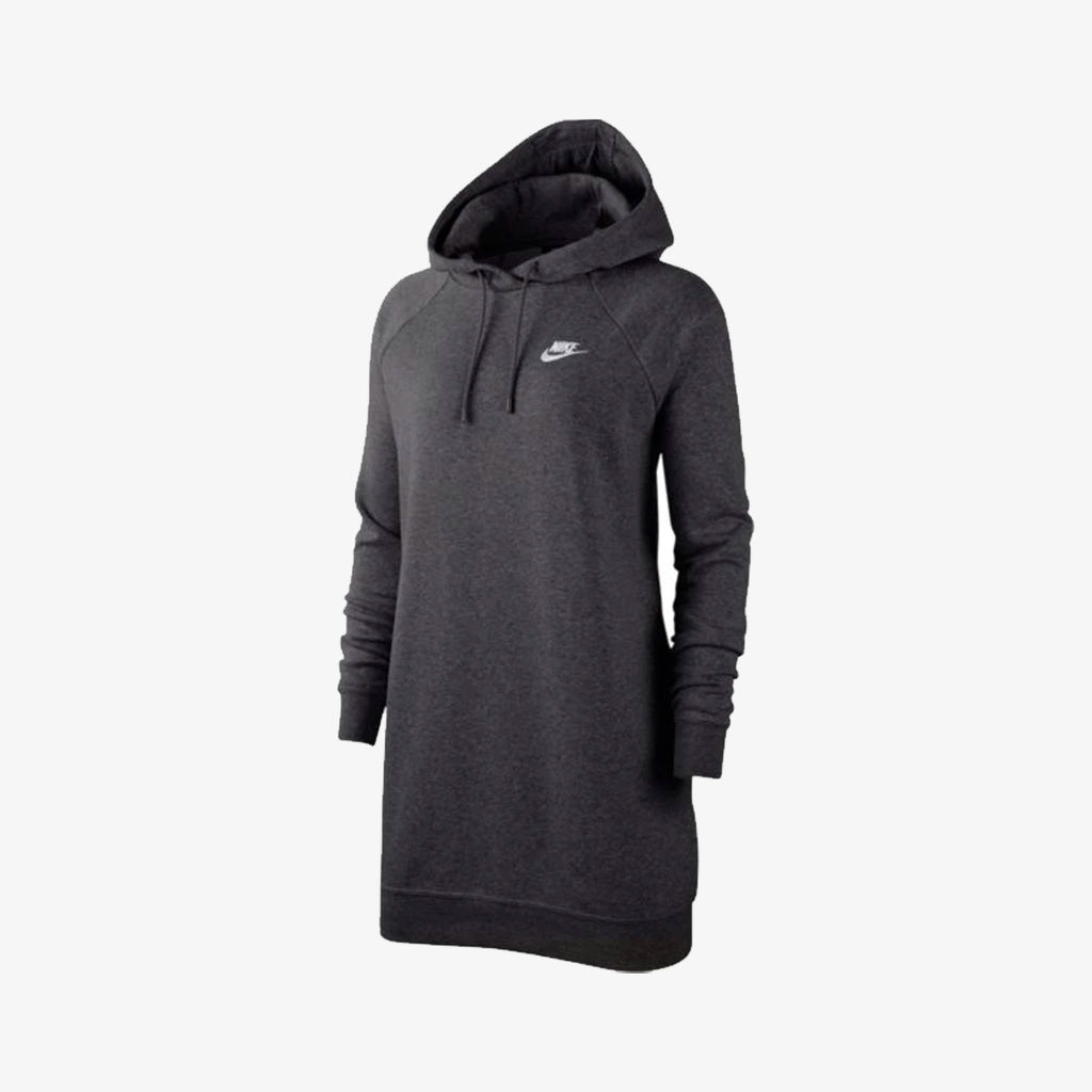 nike sportswear club fleece women's hoodie dress Nike essentials fleece oversized hoodie dress in black