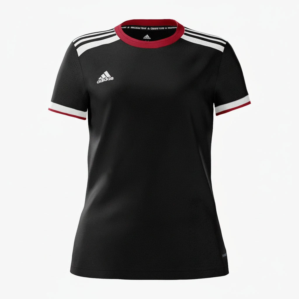 adidas MiComp Soccer Jersey Black/White/Red (Youth, Men's, Women's) -  by adidas | Available at Niky's Sports