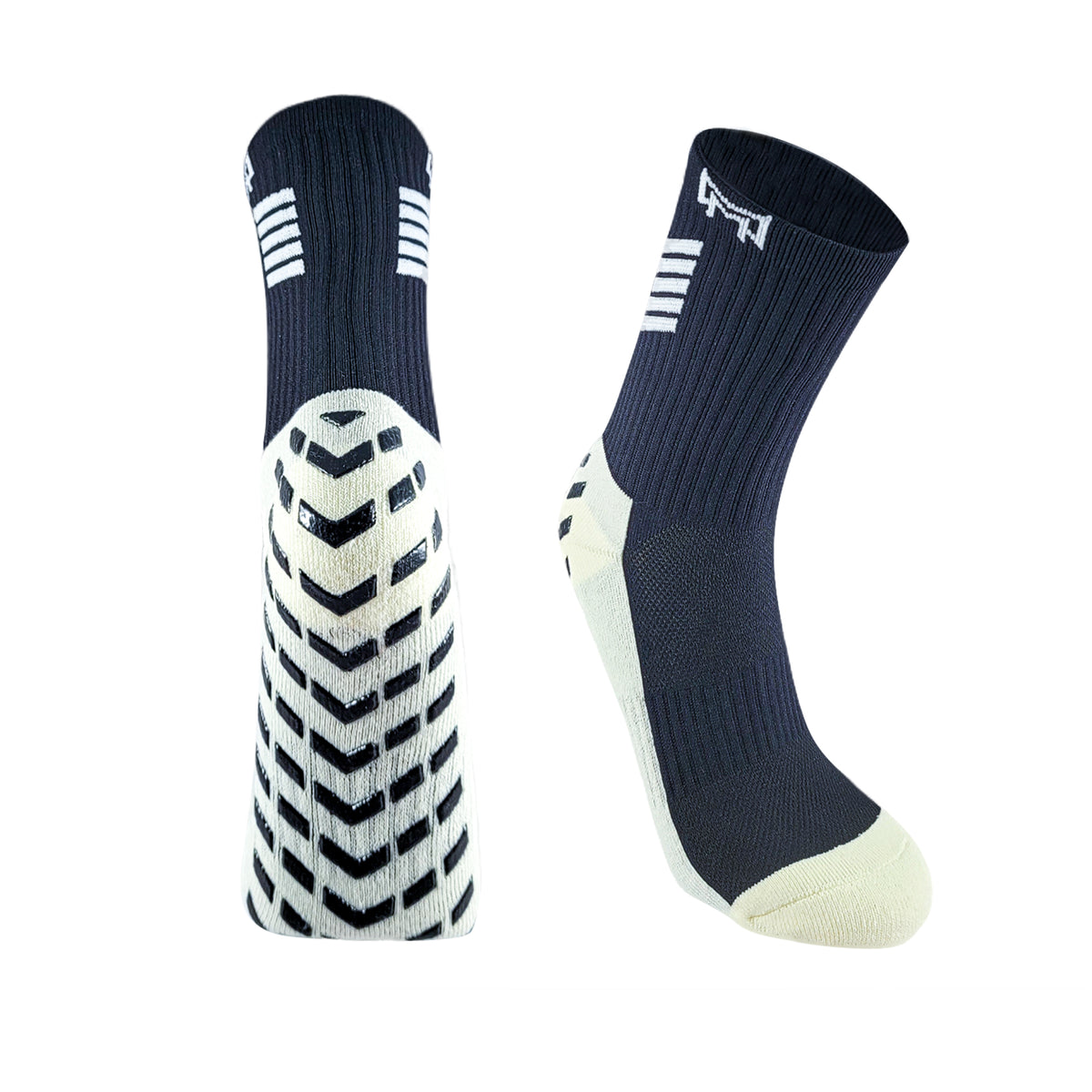 Maestro Grip Soccer Sock Black Niky's Sports