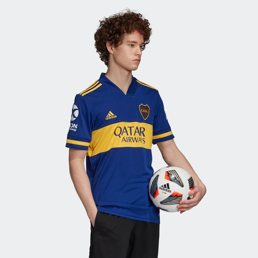 Boca Juniors Home Jersey - Mystery Ink/Bold Gold - GL4175-ADIDAS by Adidas | Available at Niky's Sports