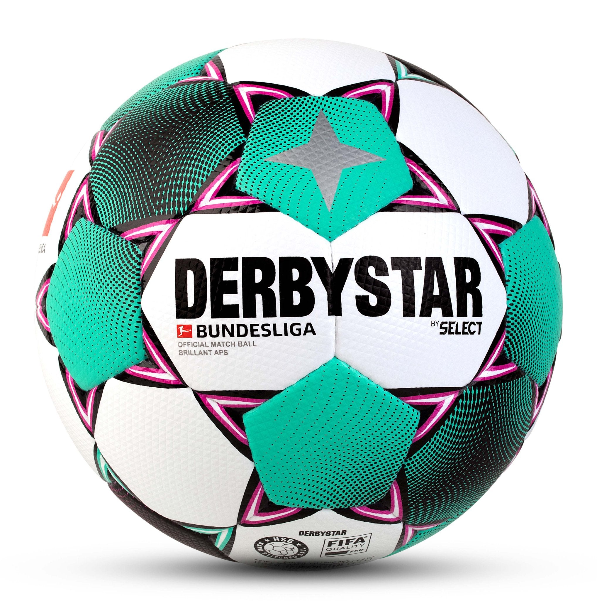 Derbystar Bundesliga Brilliant Replica Football - Official Training Ball For Soccer Practice