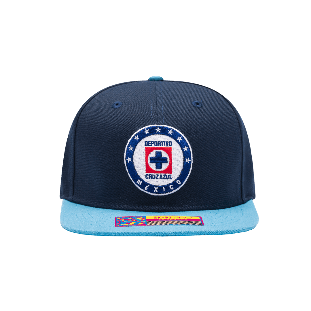 Fan Ink CRUZ AZUL SNAPBACK HAT - CAZ-2093-5475-FAN INK by Fan Ink | Available at Niky's Sports