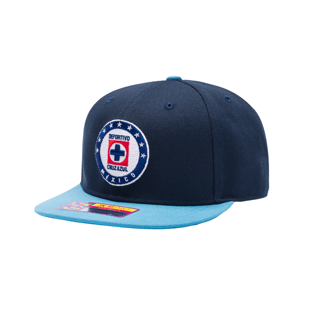 Fan Ink CRUZ AZUL SNAPBACK HAT - CAZ-2093-5475-FAN INK by Fan Ink | Available at Niky's Sports