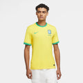 Brasil Home Stadium Jersey 20/21 Men's - CD0689-749-NIKE by Nike | Available at Niky's Sports