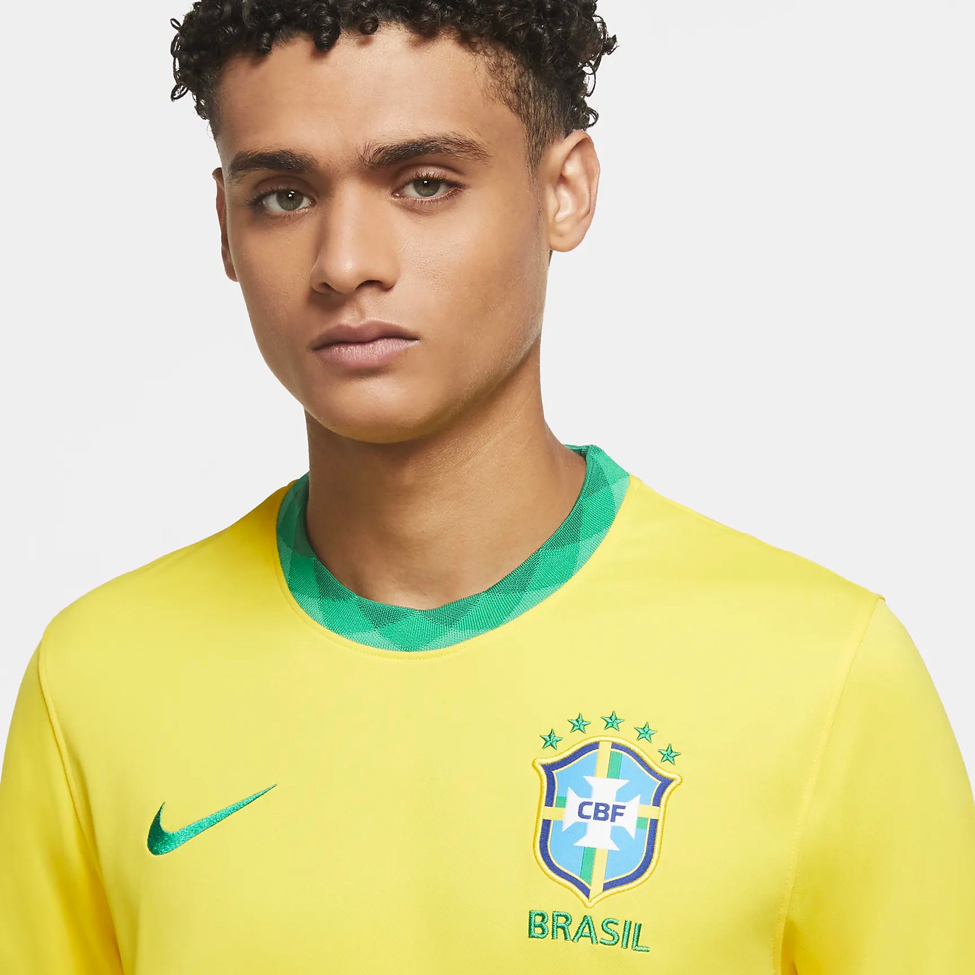 Brasil Home Stadium Jersey 20/21 Men's - CD0689-749-NIKE by Nike | Available at Niky's Sports