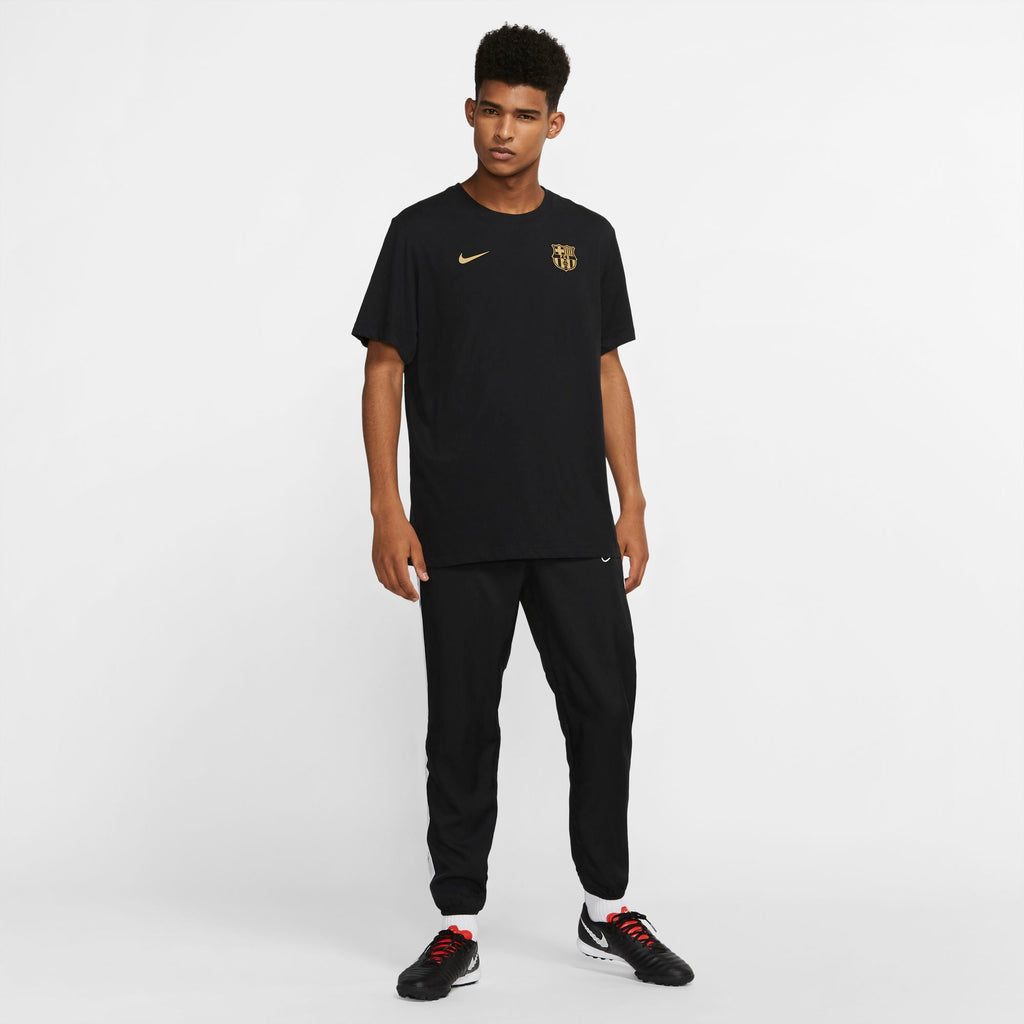 Men's FC Barcelona Football Tee Black - CD1224-010-NIKE by Nike | Available at Niky's Sports