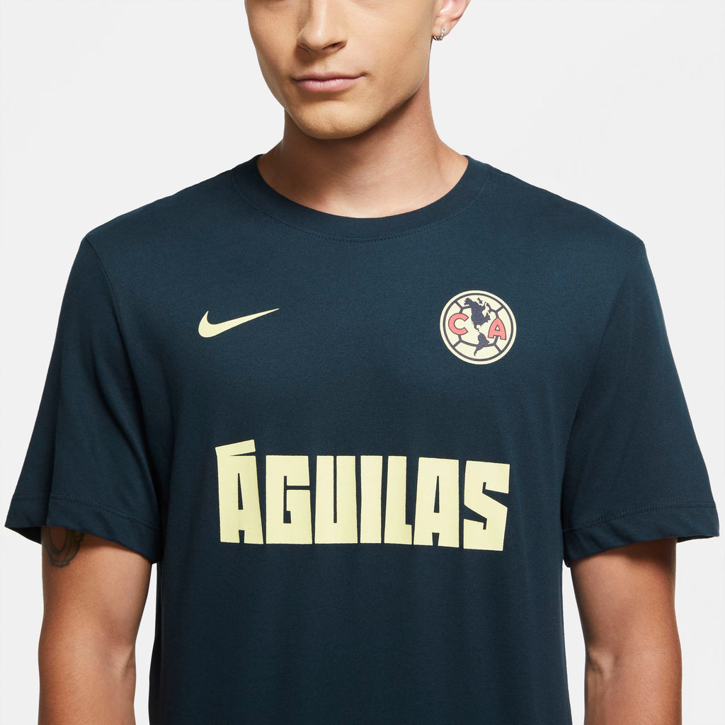 Men's Club America Voice Tee Navy Blue - CD1227-454-NIKE by Nike | Available at Niky's Sports