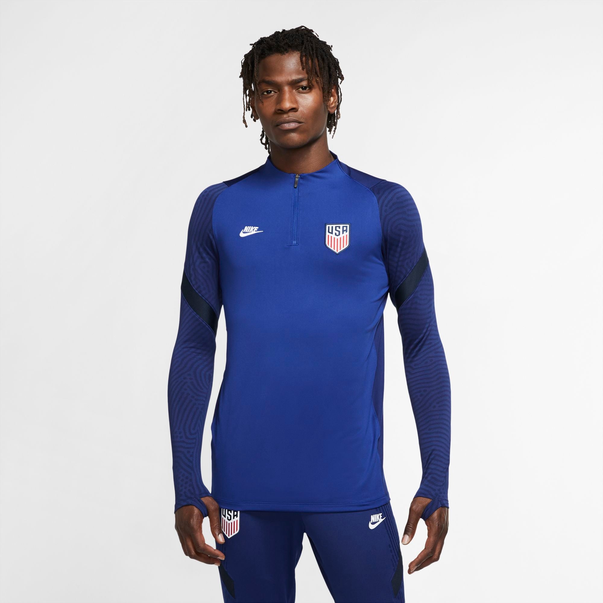 U.S. VaporKnit Strike Men’s Soccer Drill Top - CD2173-455-NIKE by Nike | Available at Niky's Sports