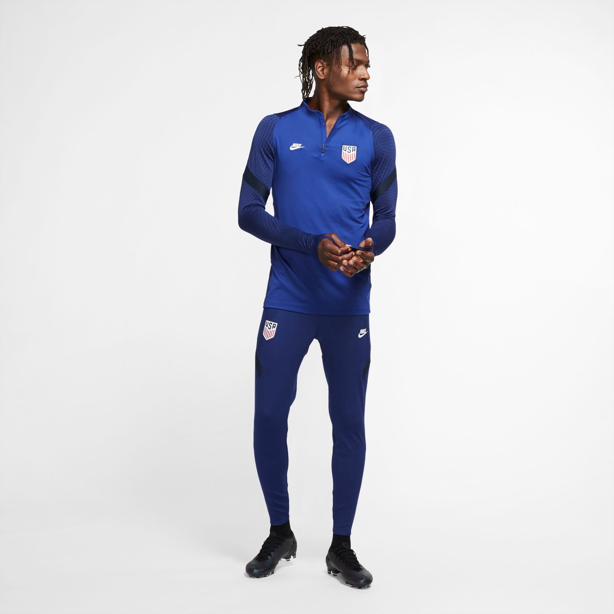 U.S. VaporKnit Strike Men’s Soccer Drill Top - CD2173-455-NIKE by Nike | Available at Niky's Sports