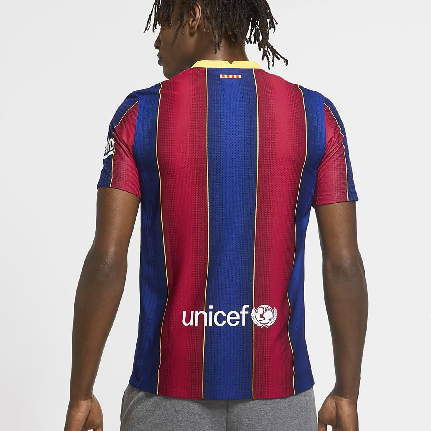 Nike FC Barcelona Home Authentic VaporKnit Jersey Men's 2021