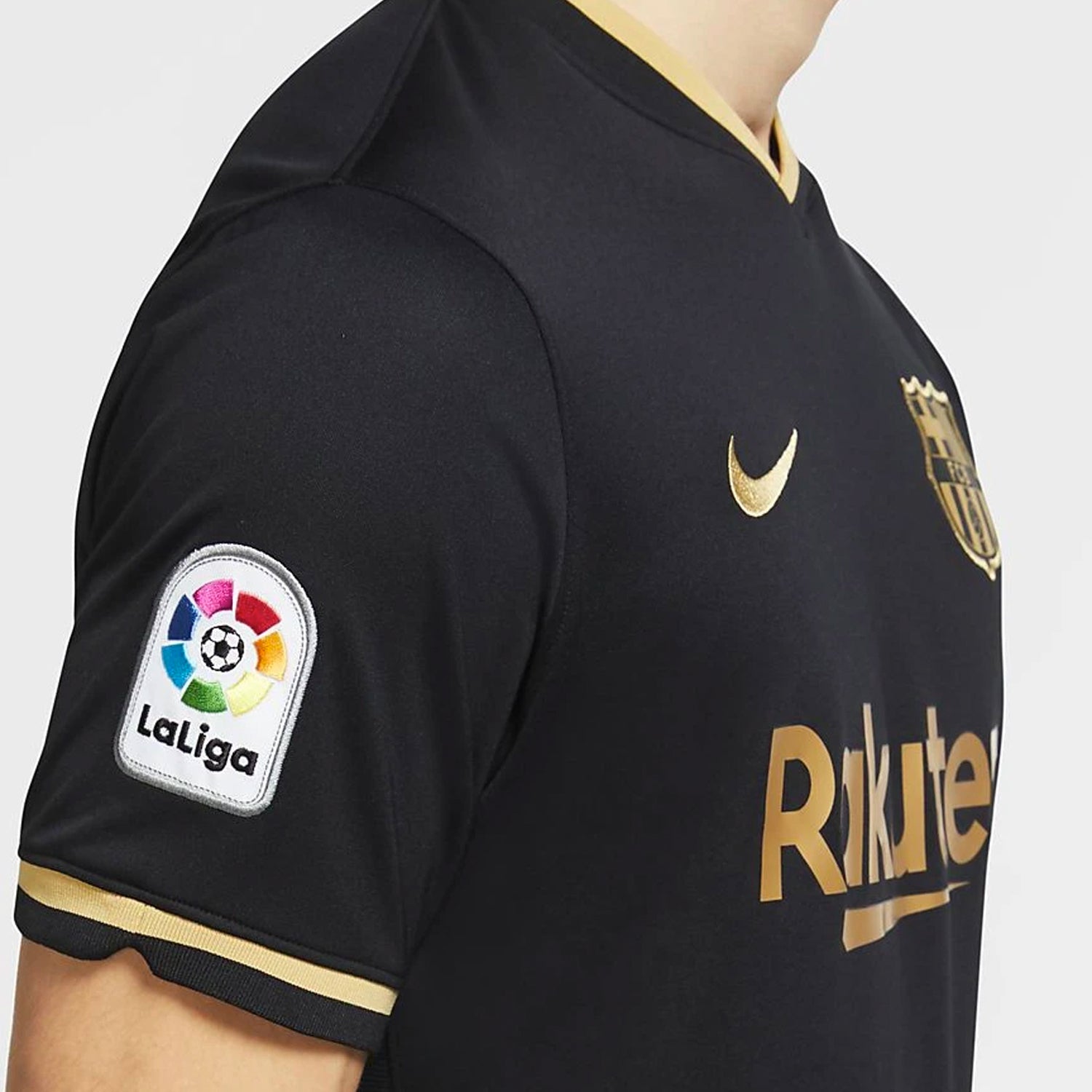 FC Barcelona Away Jersey Black 2021 Men's