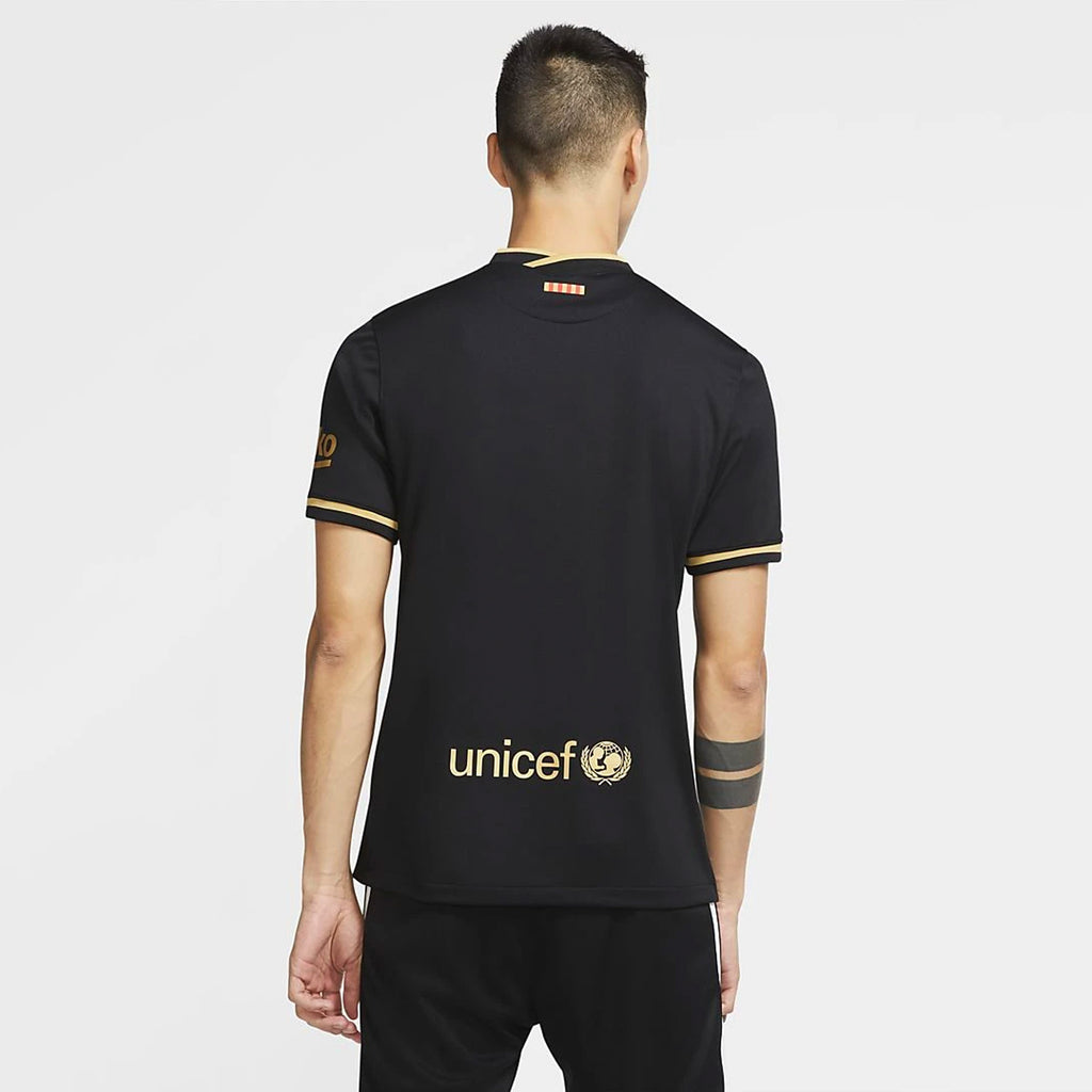 FC Barcelona Away Jersey Black 2021 Men's