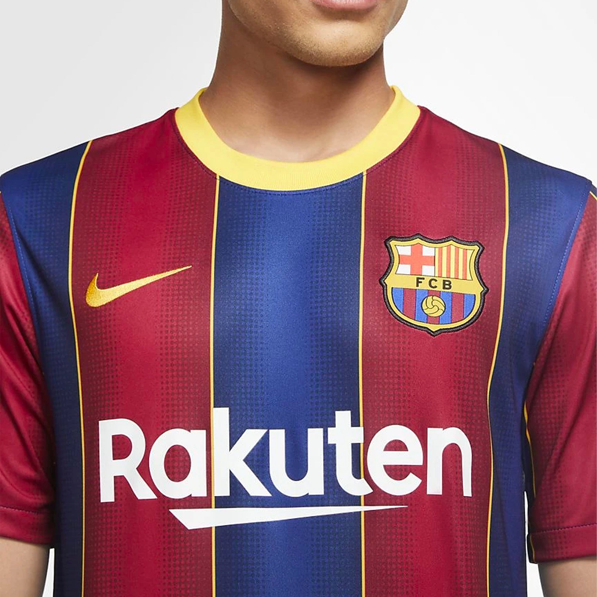 FC Barcelona Stadium Home Jersey 20/21 Men's - CD4232-456-NIKE by Nike | Available at Niky's Sports