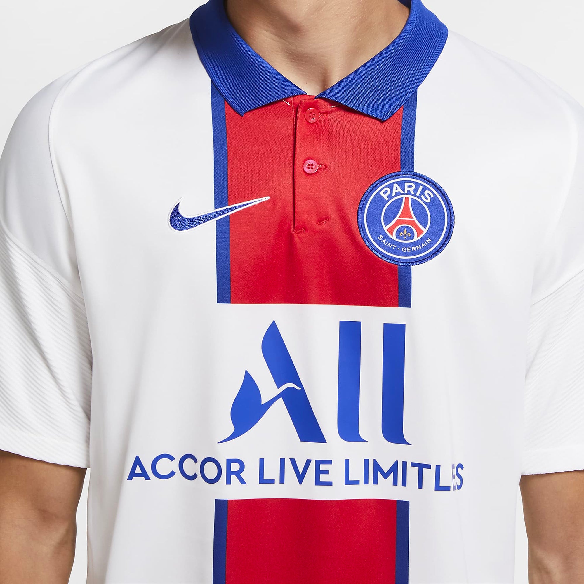 NIKE PSG 21/22 FOURTH JERSEY (WHITE/RED)