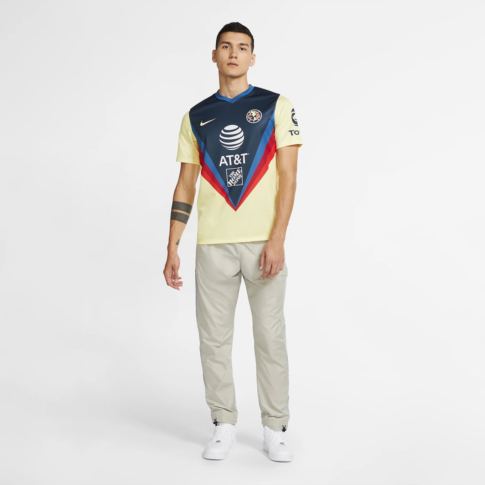 Club America Fan Stadium Home Jersey Men's - CD4294-707-NIKE by Nike | Available at Niky's Sports