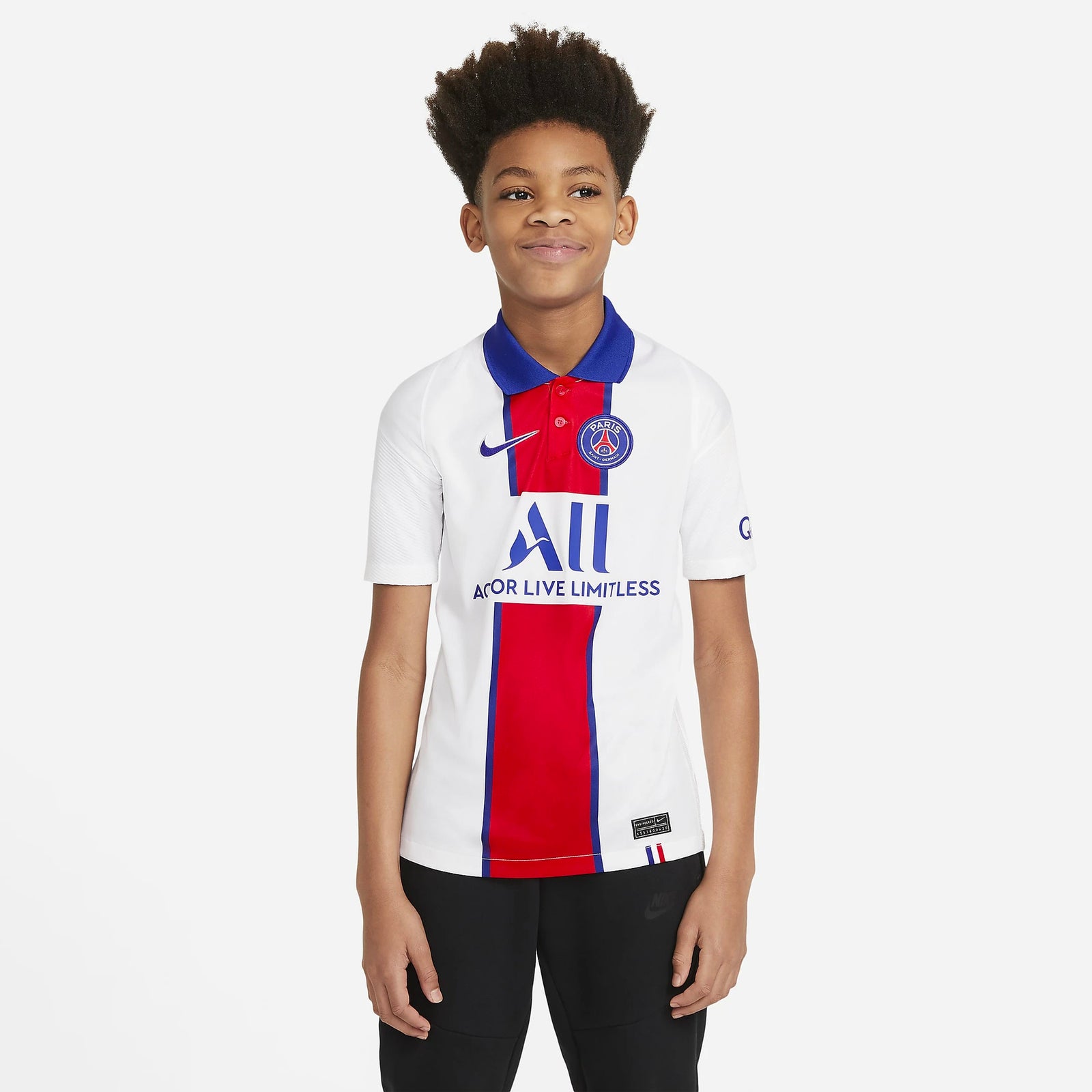 Youth Paris Saint-Germain Stadium Away Jersey 20/21 - CD4507-101-NIKE by Nike | Available at Niky's Sports