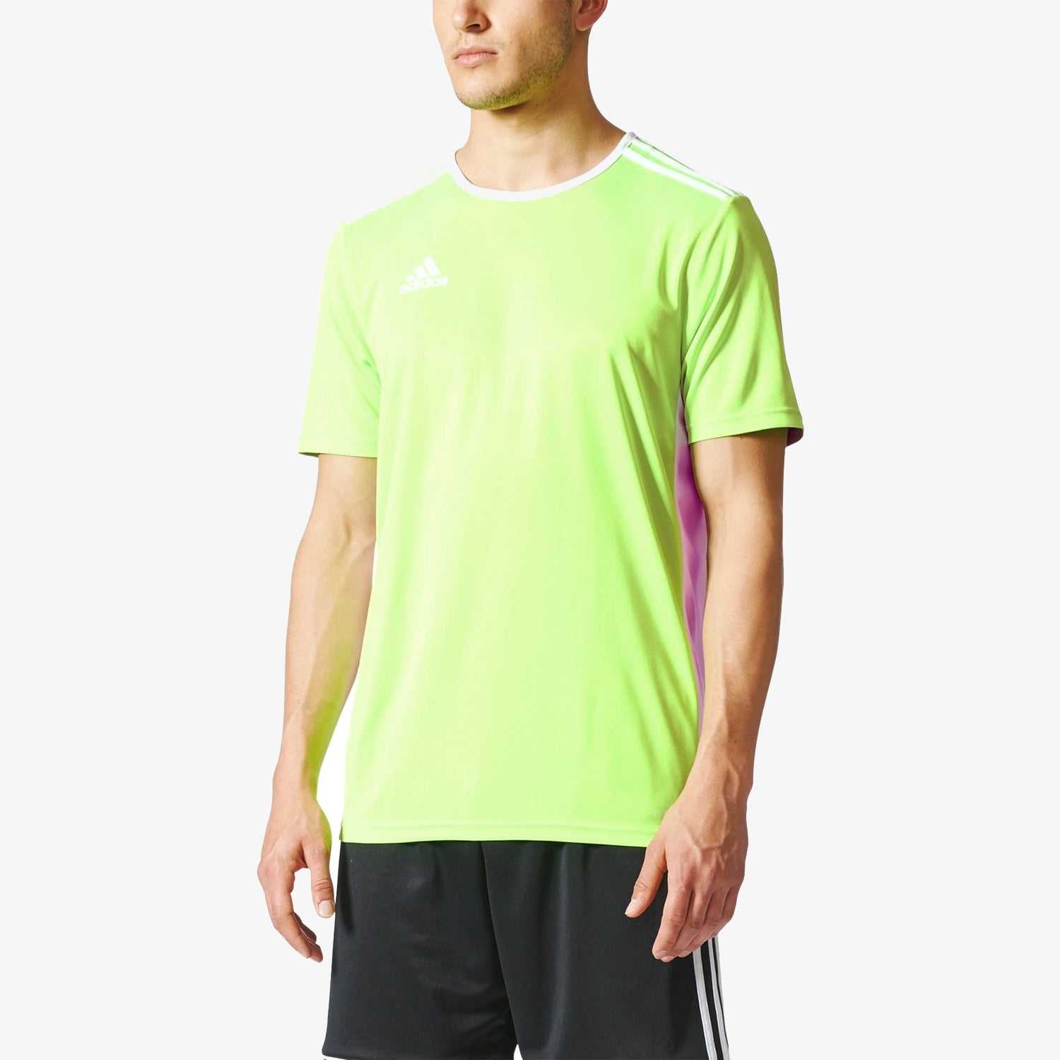 Entrada 18 Jersey Solar Green Men's - CE9758-ADIDAS by Adidas | Available at Niky's Sports