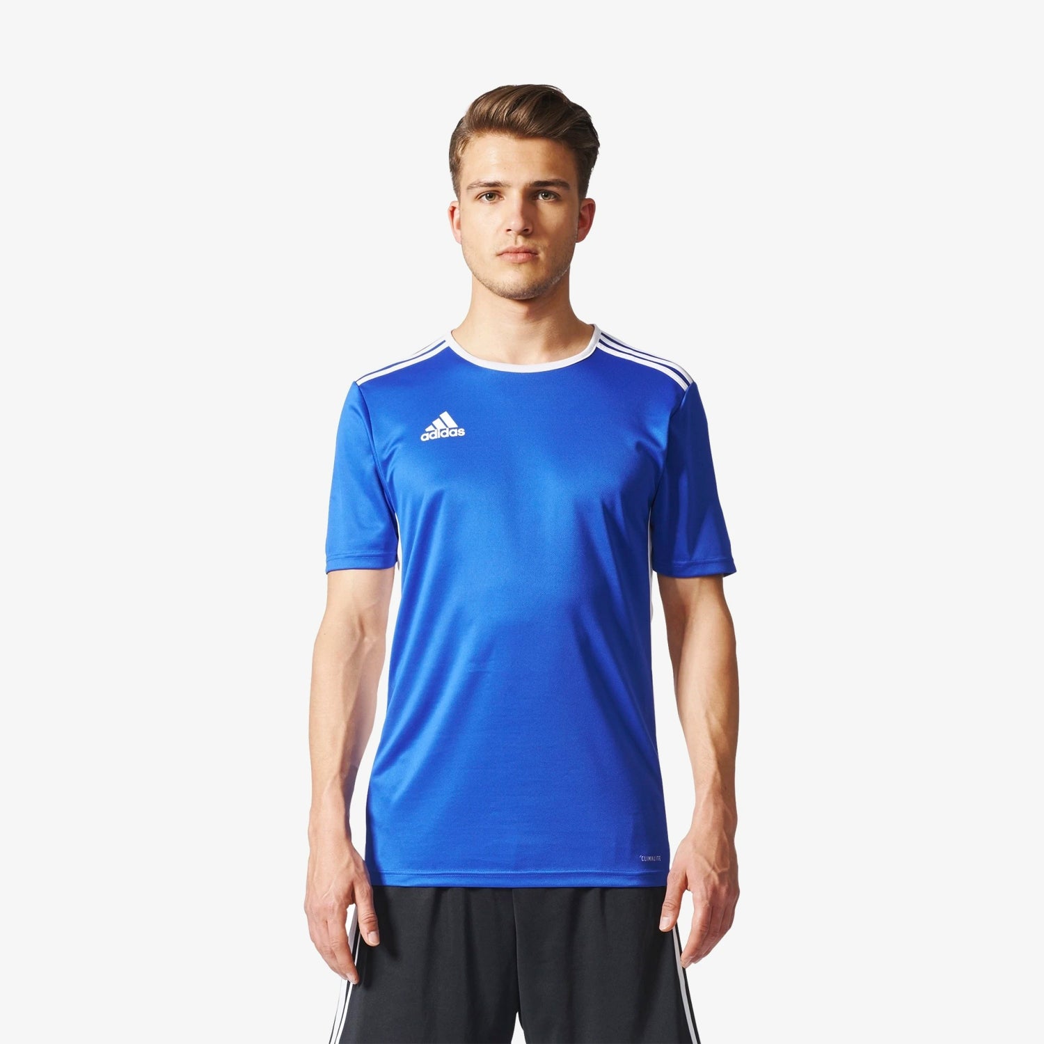 Adidas Men's Entrada 18 Blue/White Soccer Jersey M
