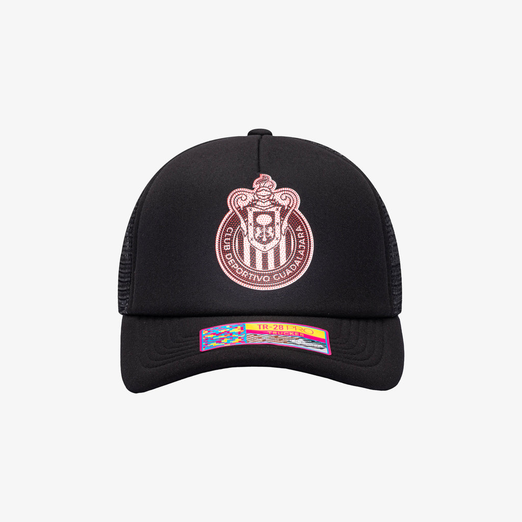CHIVAS TRUCKER HAT 2021 BLACK - CHI-2028-5367-FAN INK by Fan Ink | Available at Niky's Sports