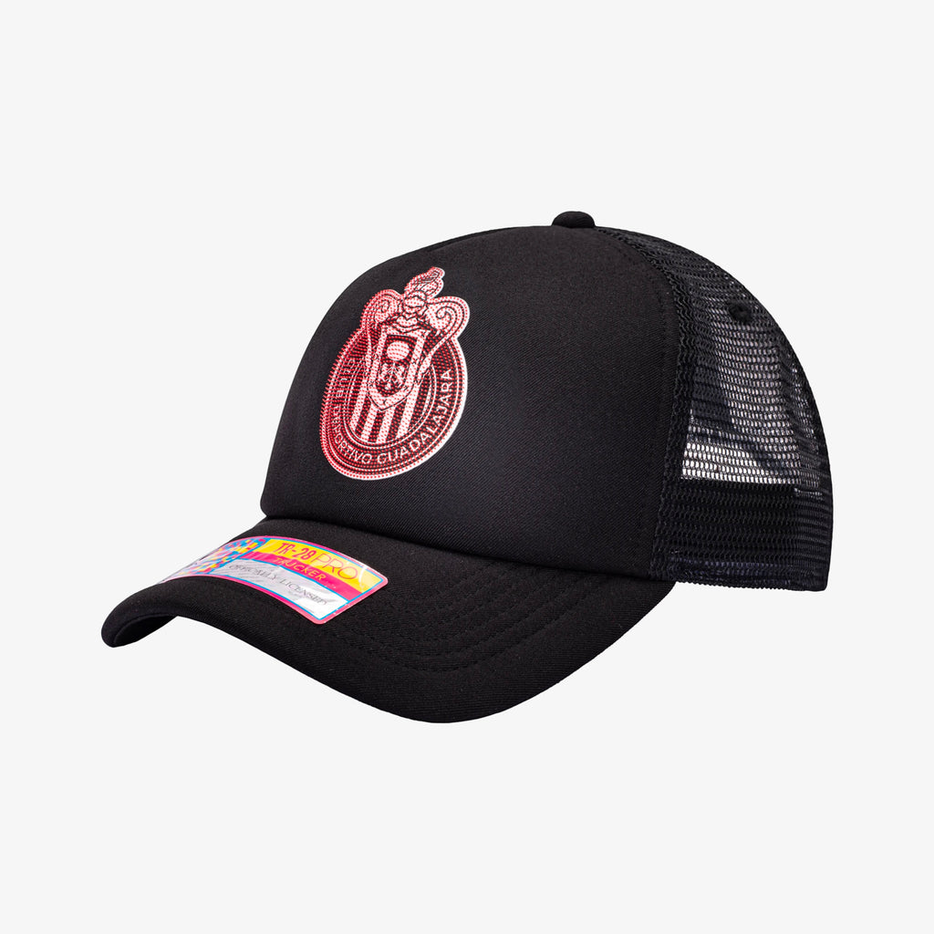 CHIVAS TRUCKER HAT 2021 BLACK - CHI-2028-5367-FAN INK by Fan Ink | Available at Niky's Sports