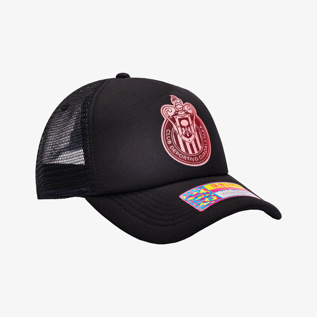 CHIVAS TRUCKER HAT 2021 BLACK - CHI-2028-5367-FAN INK by Fan Ink | Available at Niky's Sports