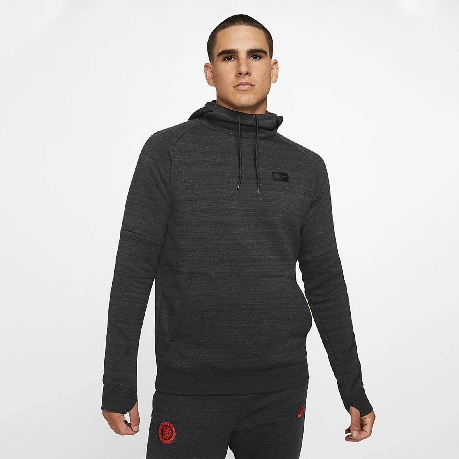 Chelsea FC Fleece Pullover Hoodie - CI2089-032-NIKE by Nike | Available at Niky's Sports