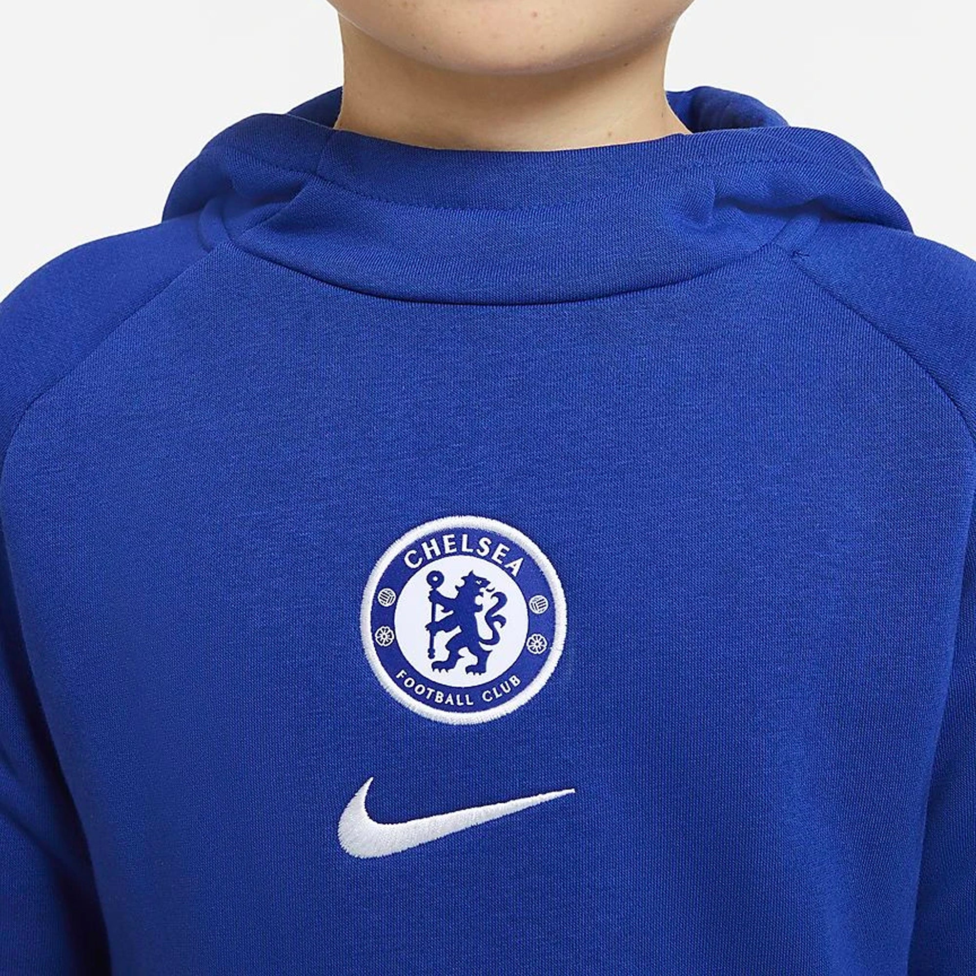 Chelsea Hoodie Youth - CI9524-495-NIKE by Nike | Available at Niky's Sports