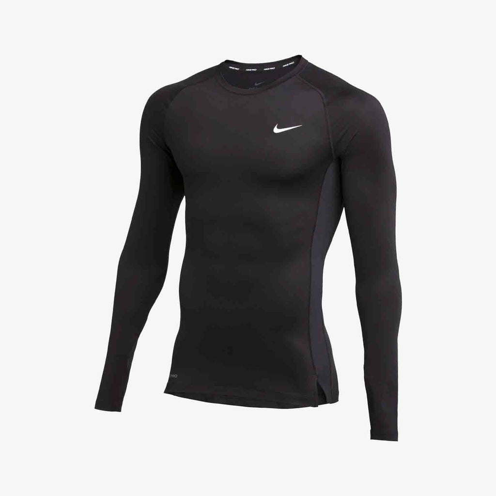 Pro  Mens Compression Top Long Sleeve - CJ0962-010-NIKE by Nike | Available at Niky's Sports