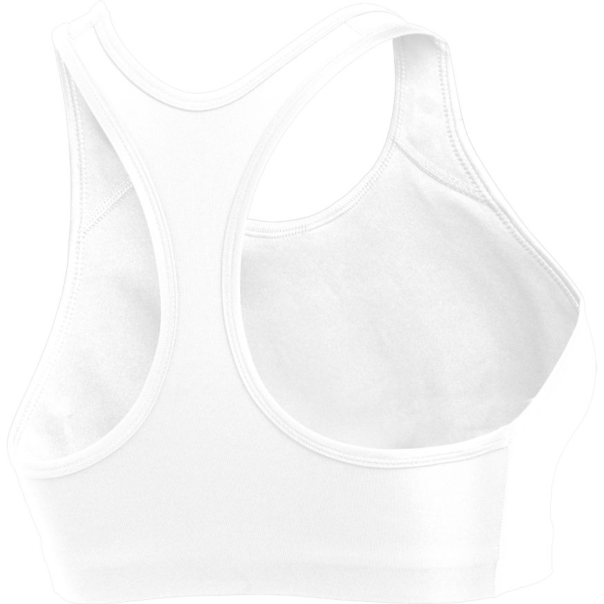 Nike Pro Swoosh Women's Medium-Support Non-Padded Sports Bra White - CJ5949-100-NIKE by Nike | Available at Niky's Sports