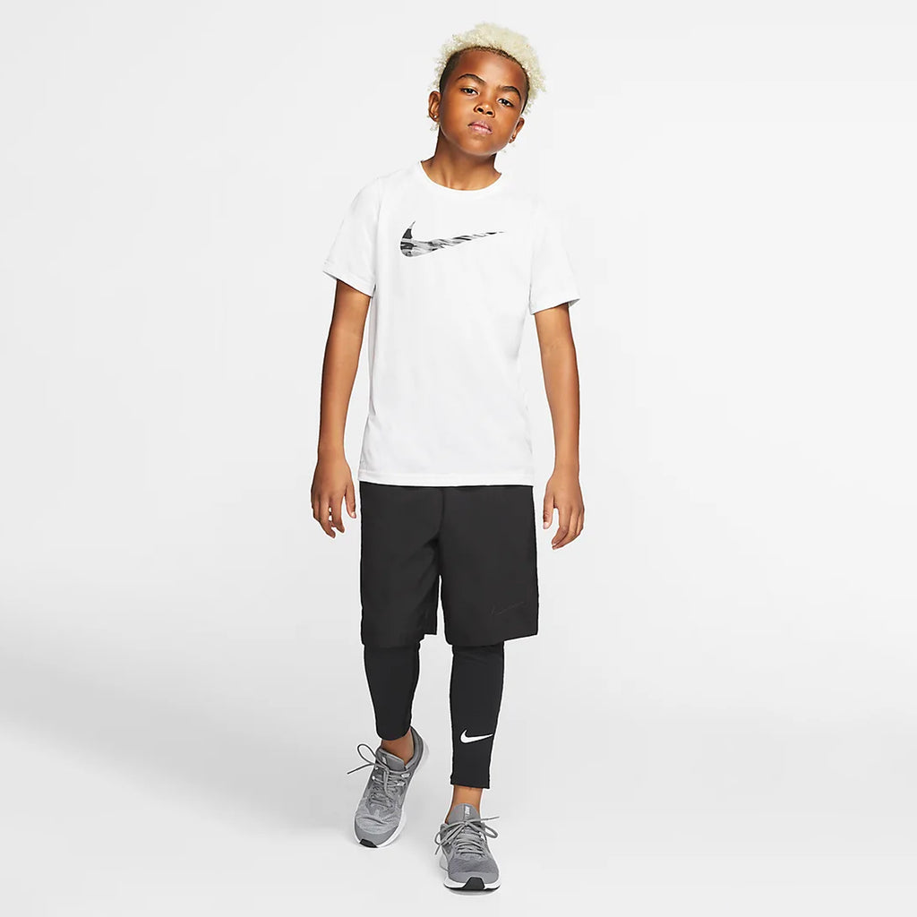 Nike Pro Big Kids Tights - CK4546-010-NIKE by Nike | Available at Niky's Sports