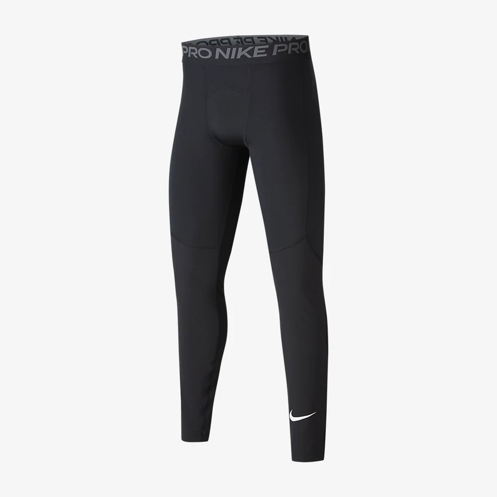 Nike Pro Big Kids Tights - CK4546-010-NIKE by Nike | Available at Niky's Sports