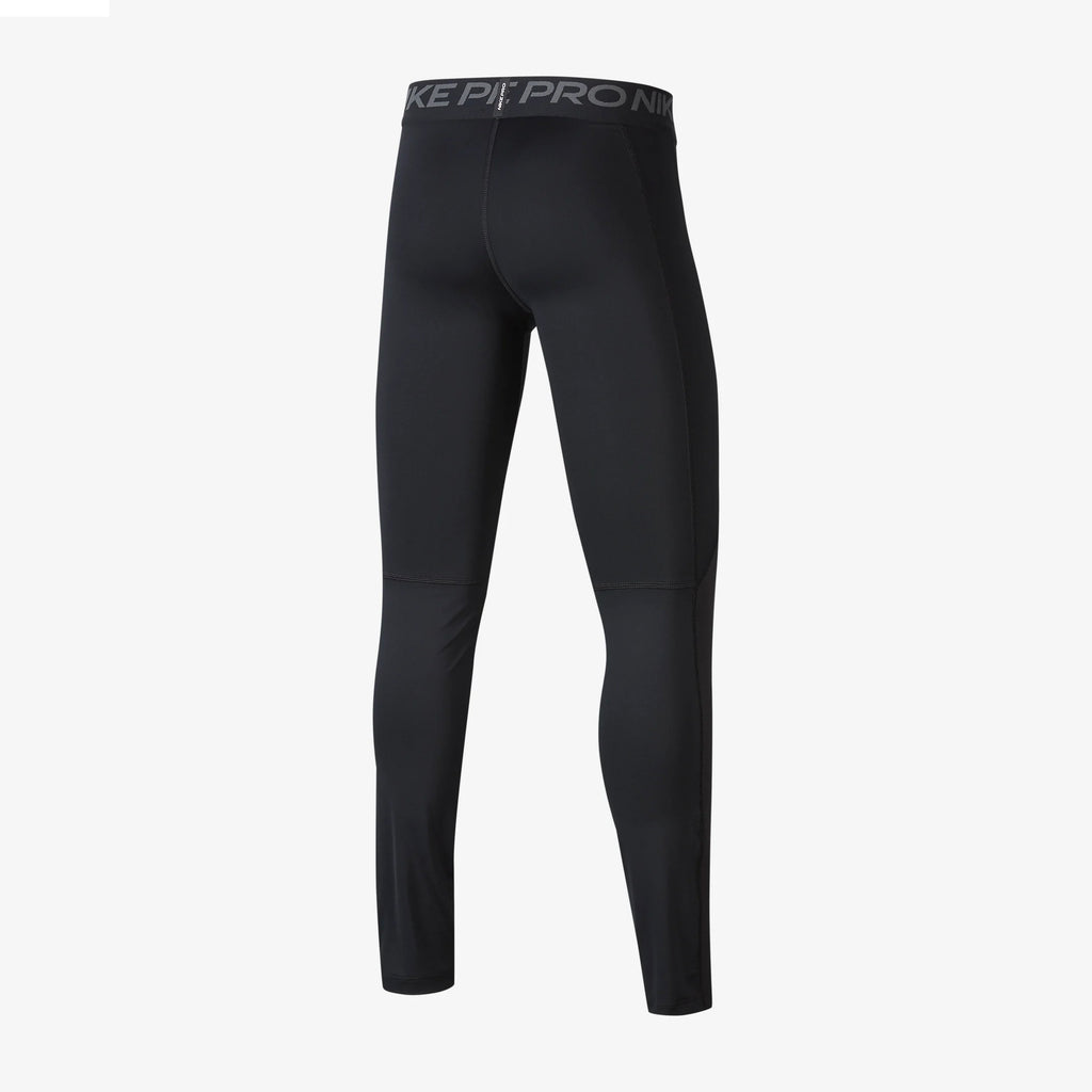 Nike Pro Big Kids Tights - CK4546-010-NIKE by Nike | Available at Niky's Sports