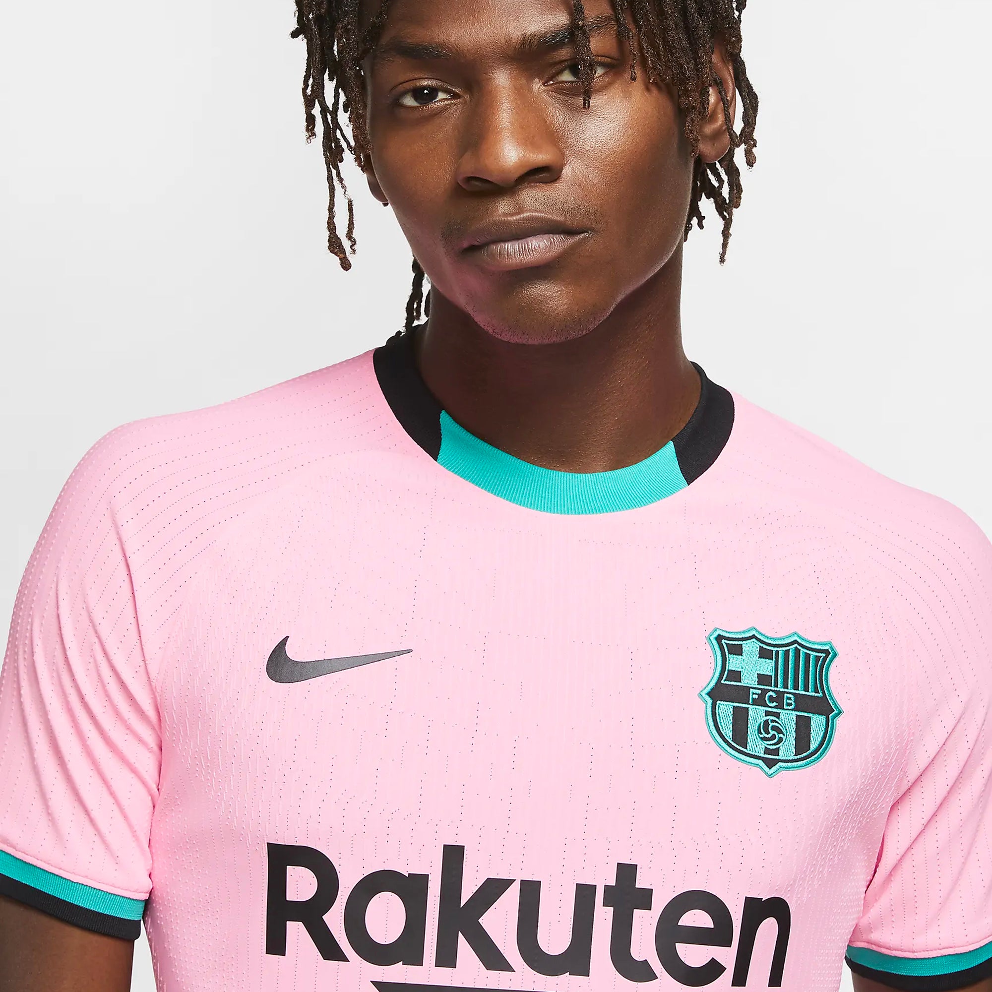 FC Barcelona ピンクブルー シャツ FC Barcelona ピンクブルー シャツ FC Barcelona Special Edition 2025