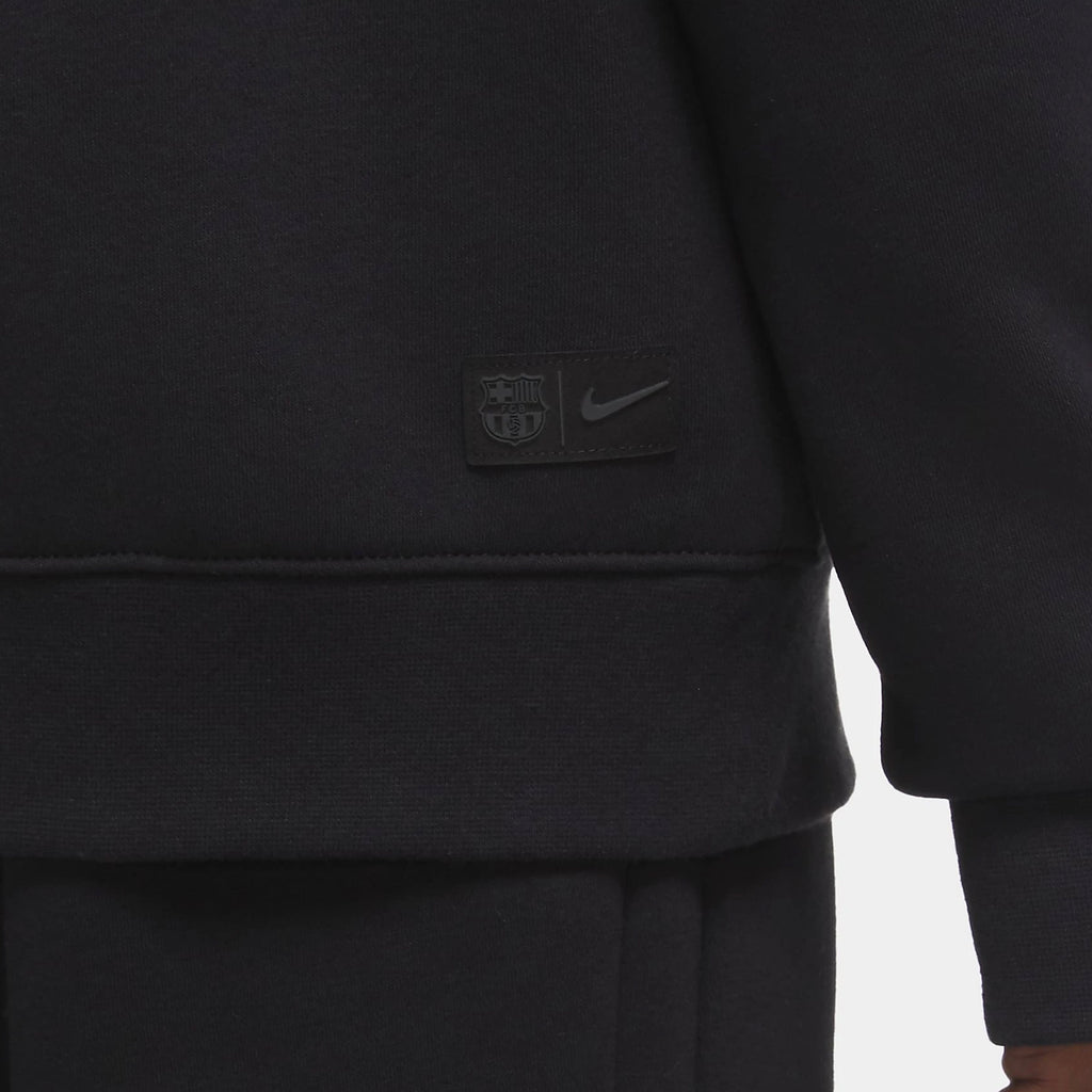 Men's FC Barcelona Hoodie Black - CK9364-010-NIKE by Nike | Available at Niky's Sports
