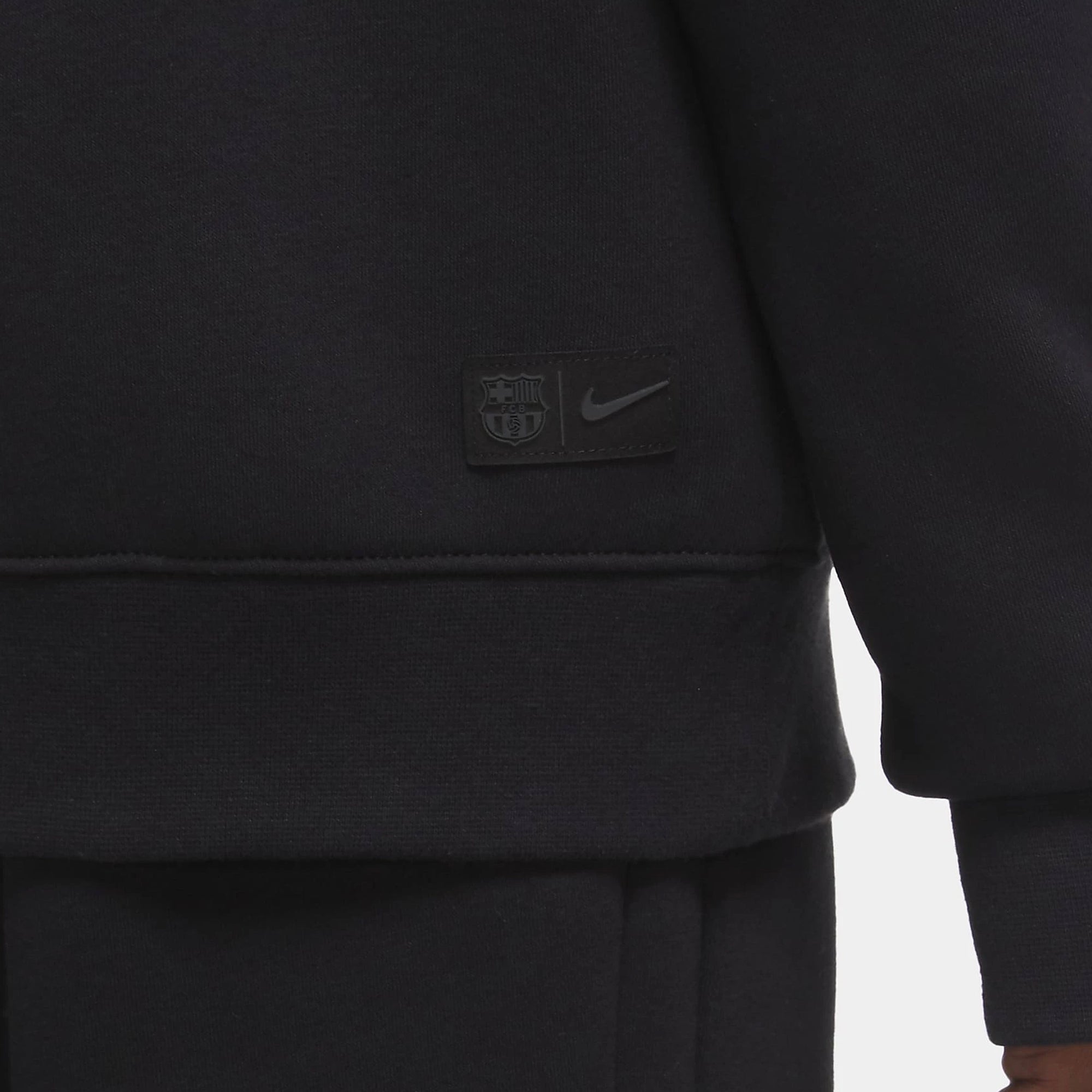 Men's FC Barcelona Hoodie Black - CK9364-010-NIKE by Nike | Available at Niky's Sports
