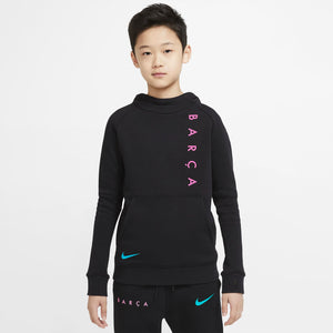 Fc barcelona top black hoodie