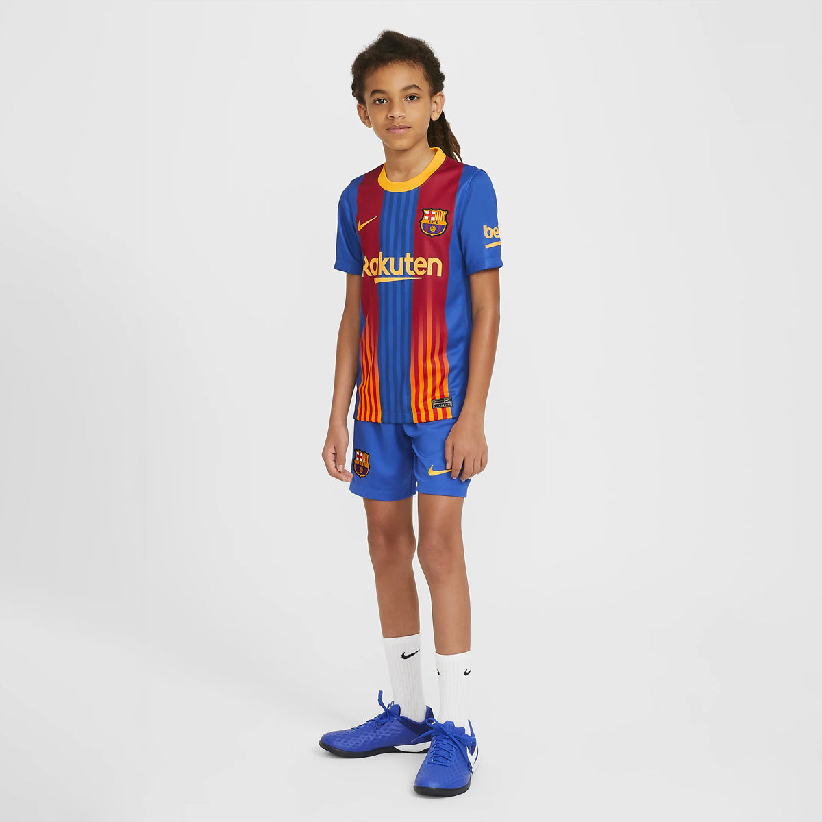 Nike FC Barcelona ユニフォーム CJ X NIKE X FC BARCELONA RETRO 2000/01 HOME SKELETON JERSEY L