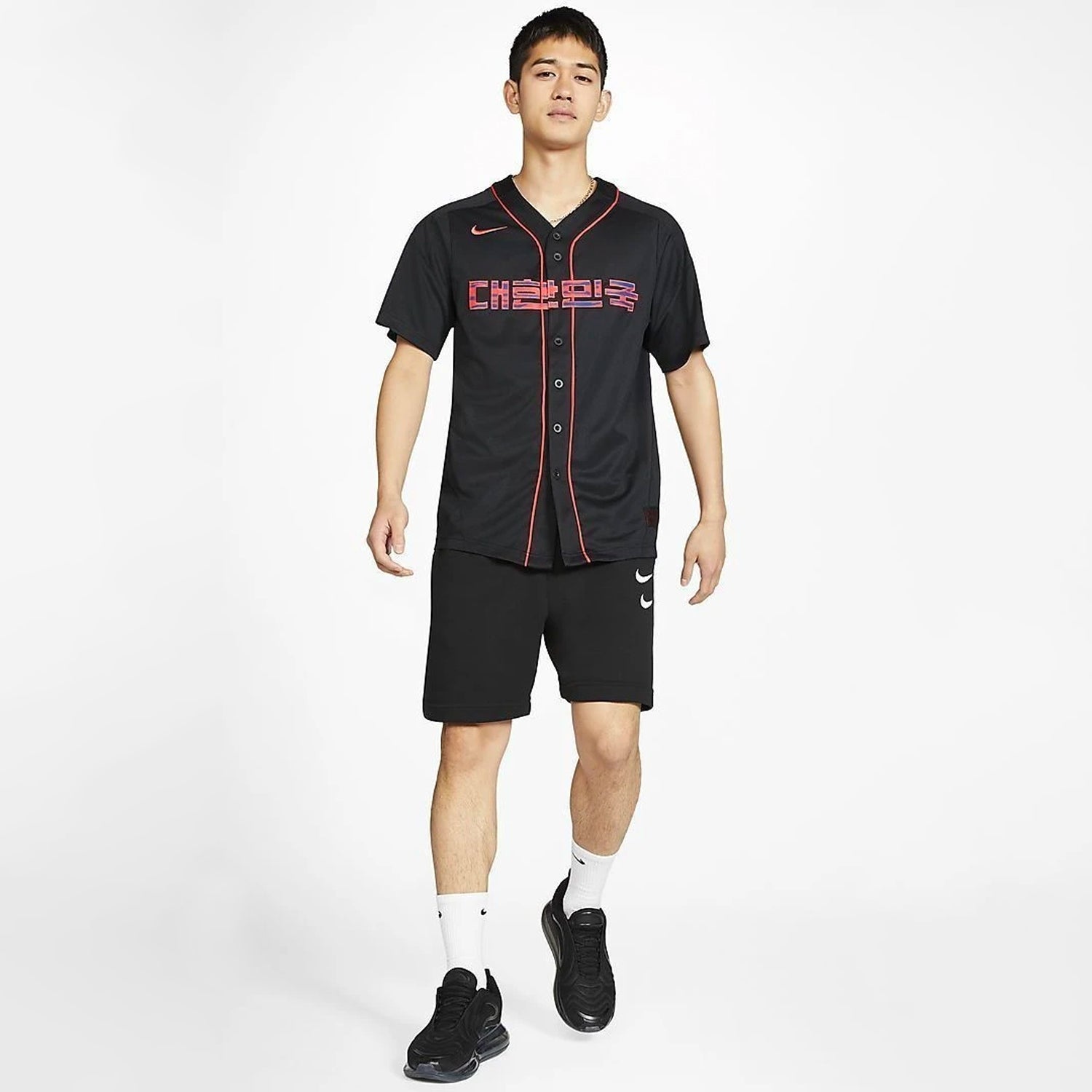 Men's Korea Baseball Jersey - CQ9249-010-NIKE by Nike | Available at Niky's Sports