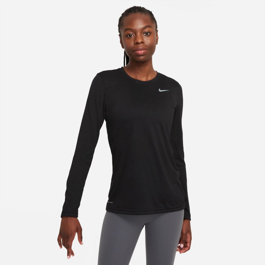 Nike Legend Women's Long-Sleeve Training Top - CU7545-010-NIKE by Nike | Available at Niky's Sports