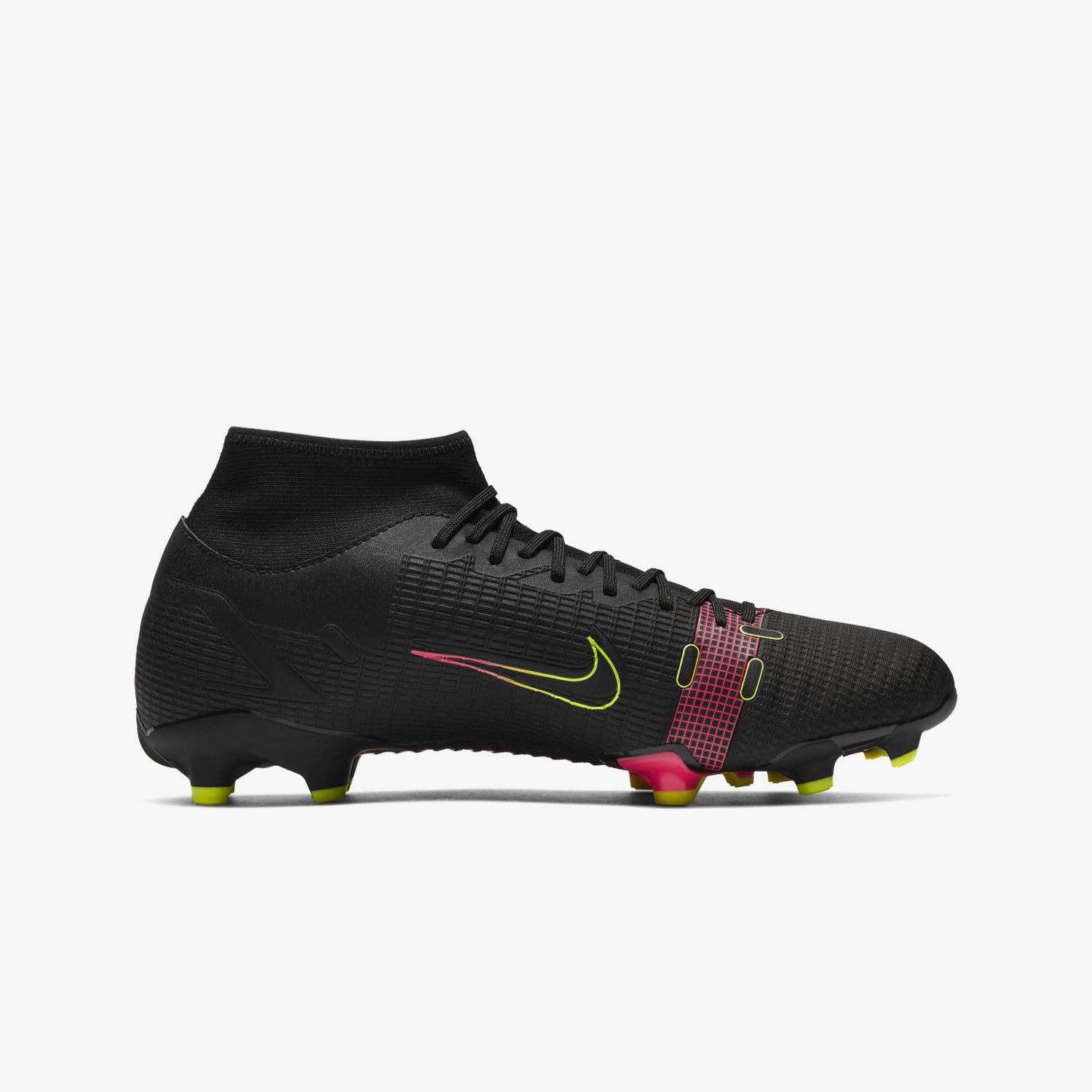Men's Mercurial Superfly 8 Academy Firm Ground Black - CV0843-090-NIKE by Nike | Available at Niky's Sports