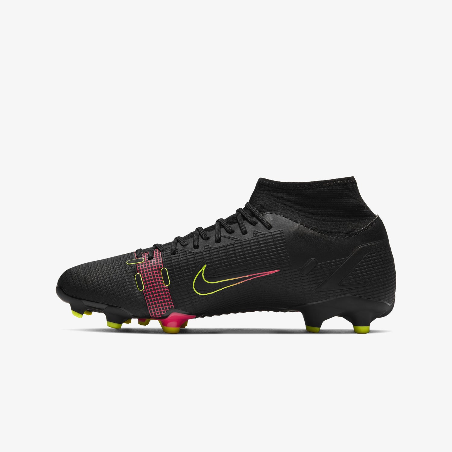 Men's Mercurial Superfly 8 Academy Firm Ground Black - CV0843-090-NIKE by Nike | Available at Niky's Sports