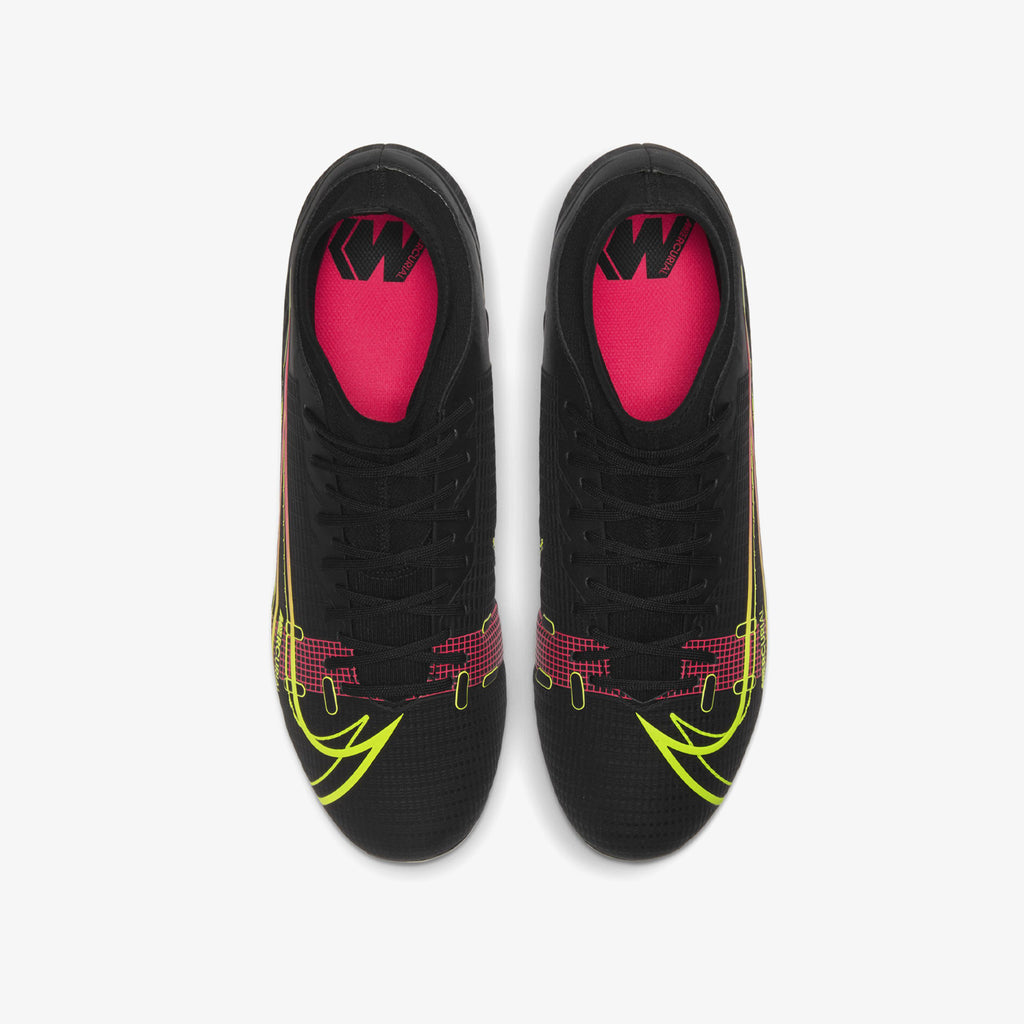 Men's Mercurial Superfly 8 Academy Firm Ground Black - CV0843-090-NIKE by Nike | Available at Niky's Sports