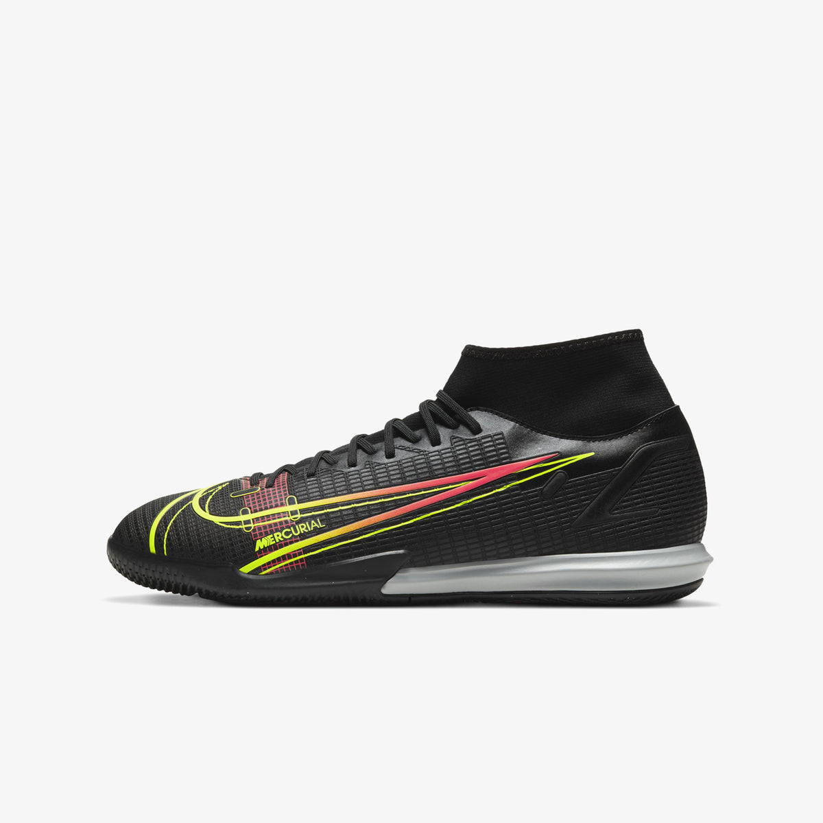 Mercurial Superfly 8 Academy Indoor Soccer Shoes Black - CV0847-090-NIKE by Nike | Available at Niky&#39;s Sports