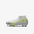 Mercurial Superfly 8 Academy MG Kid's Soccer Cleats - CV1127-107-NIKE by Nike | Available at Niky's Sports