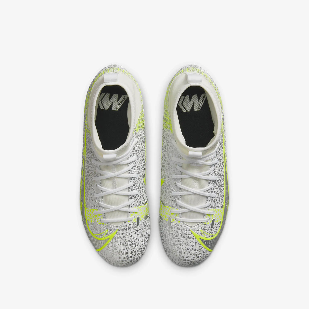 Mercurial Superfly 8 Academy MG Kid's Soccer Cleats - CV1127-107-NIKE by Nike | Available at Niky's Sports