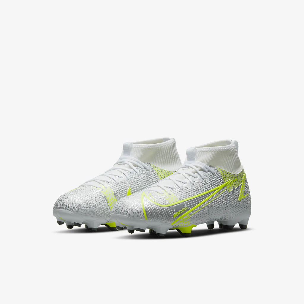 Mercurial Superfly 8 Academy MG Kid's Soccer Cleats - CV1127-107-NIKE by Nike | Available at Niky's Sports